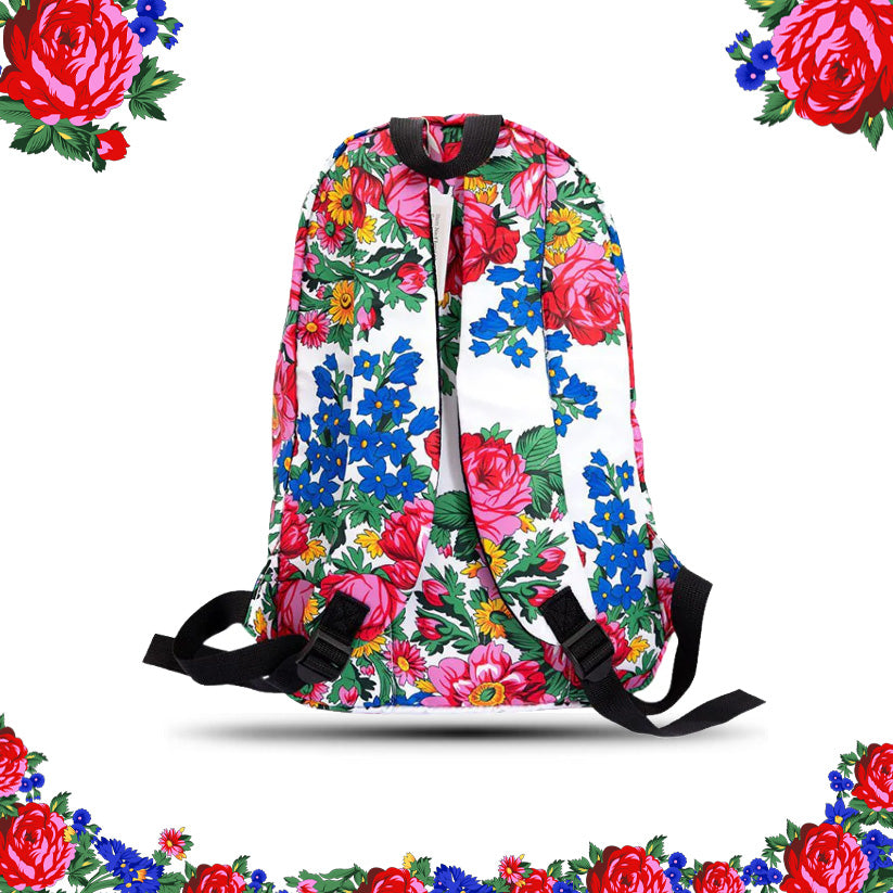 Sac à dos d’art floral