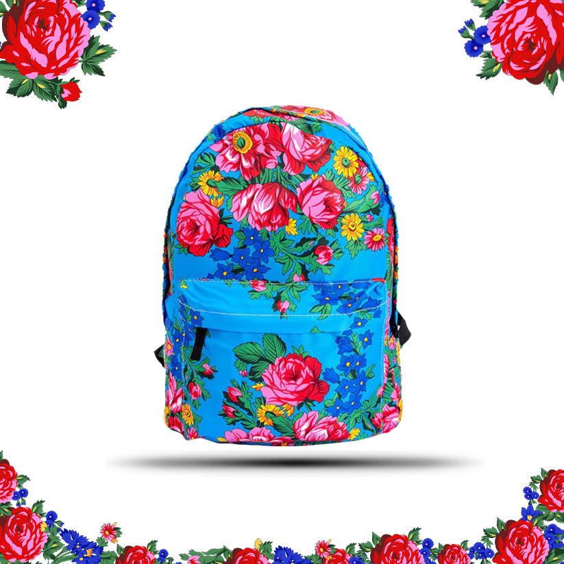 Sac à dos d’art floral