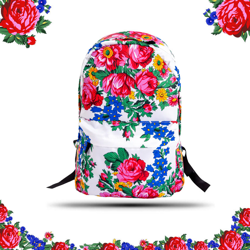 Sac à dos d’art floral