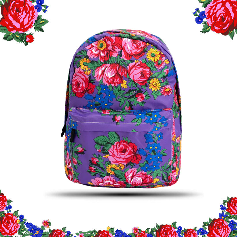 Sac à dos d’art floral