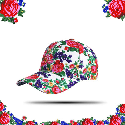 Casquette de baseball d’art floral Kokum