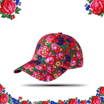 Casquette de baseball d’art floral Kokum