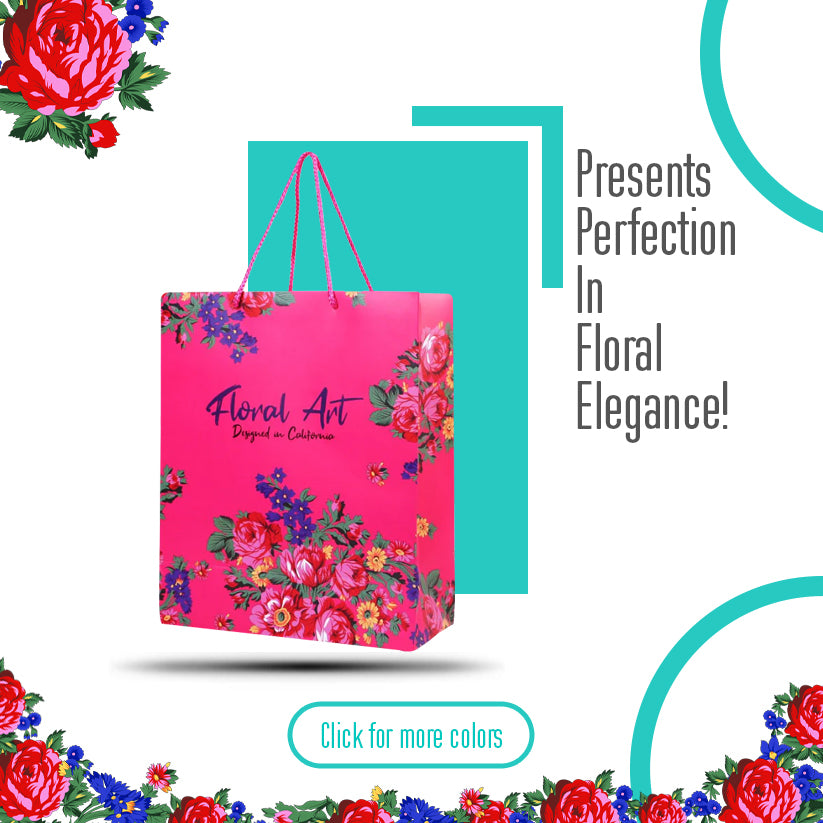 Sac cadeau d'art floral Kokum