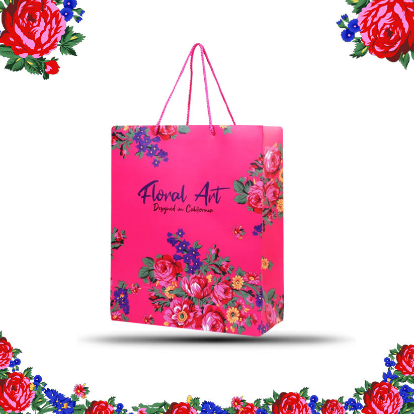 Sac cadeau d'art floral Kokum