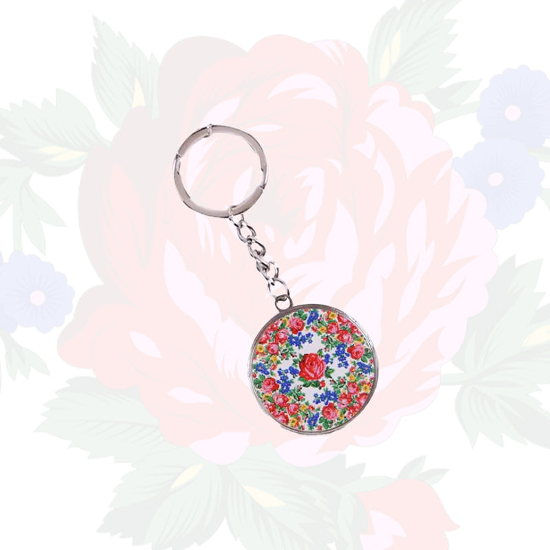 Porte-clés d’art floral Kokum