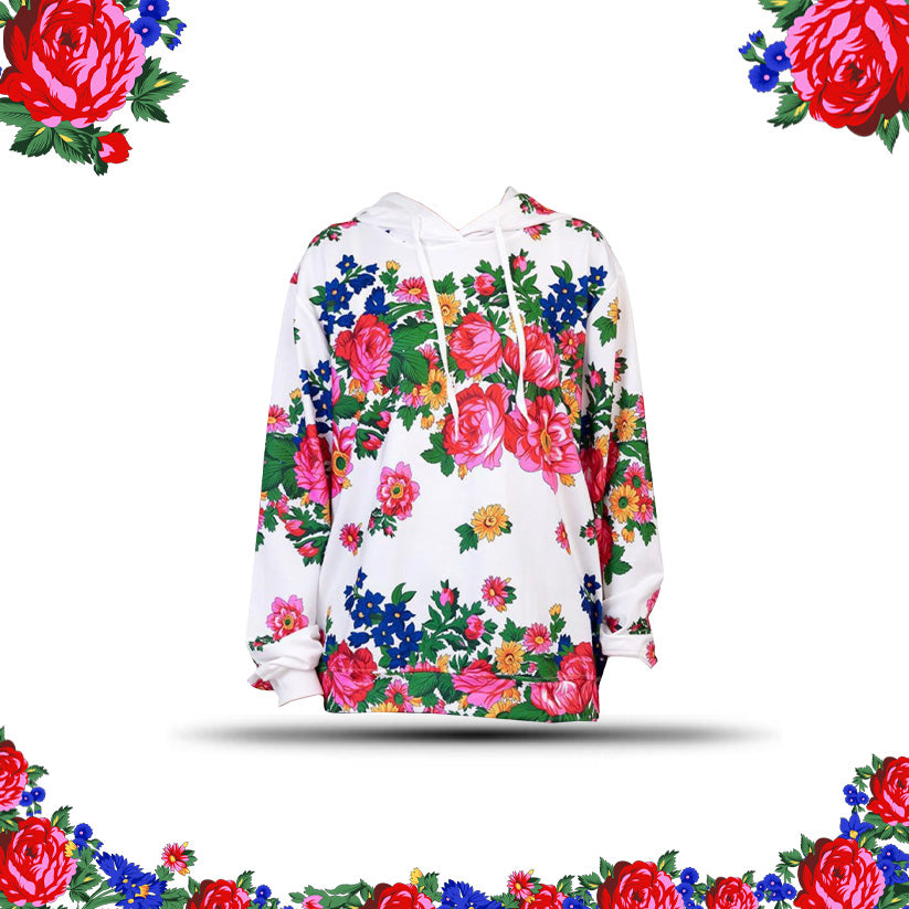 Sweat à capuche Kokum Art Floral