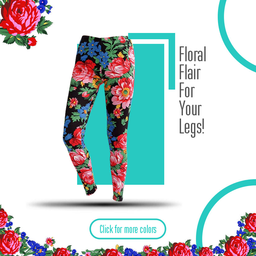 Legging Floral Kokum – Taille – Grand