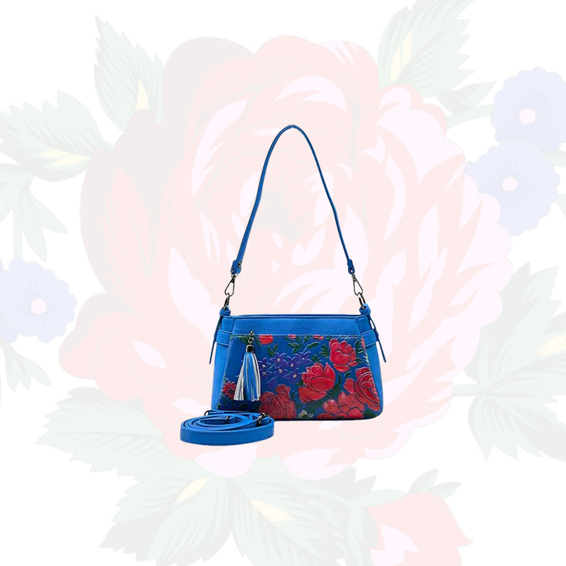 Kokum Floral Art Shoulder Purse