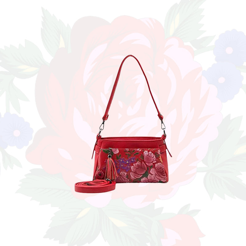 Kokum Floral Art Shoulder Purse