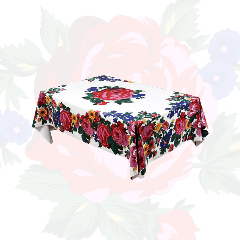 Nappe de Table Art Floral Noir – (MD3061)