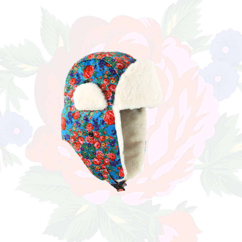 Chapeau d’art floral Kokum pour les hivers