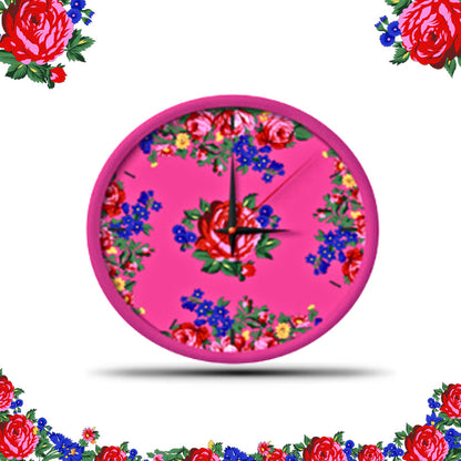 Kokum Floral Art Wall Clock