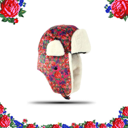 Chapeau d’art floral Kokum pour les hivers