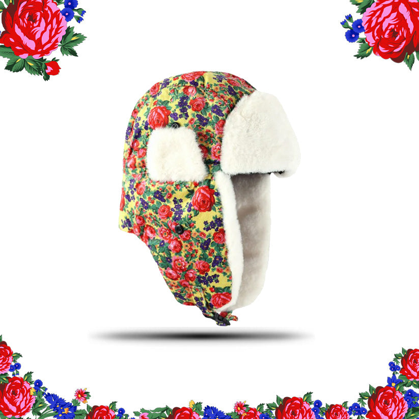 Chapeau d’art floral Kokum pour les hivers