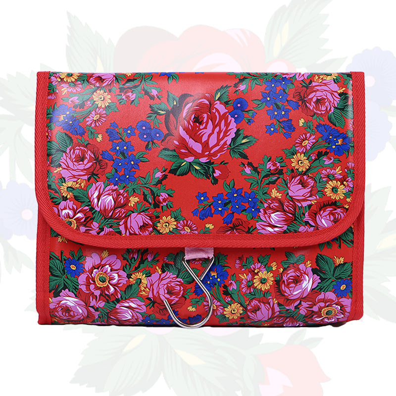 Kokum Floral Art Cosmetic Bag