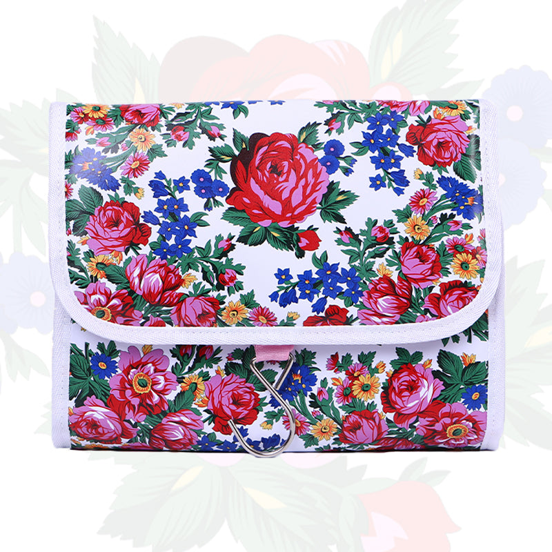 Kokum Floral Art Cosmetic Bag