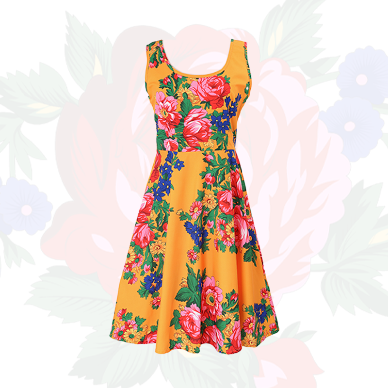 Kokum Floral Ladies Dress