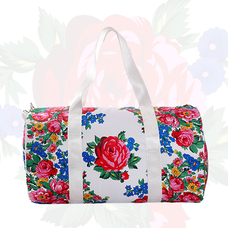 Floral Art Duffle Bag