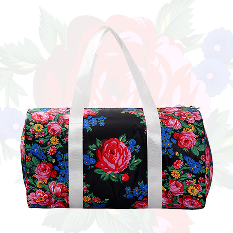 Floral Art Duffle Bag