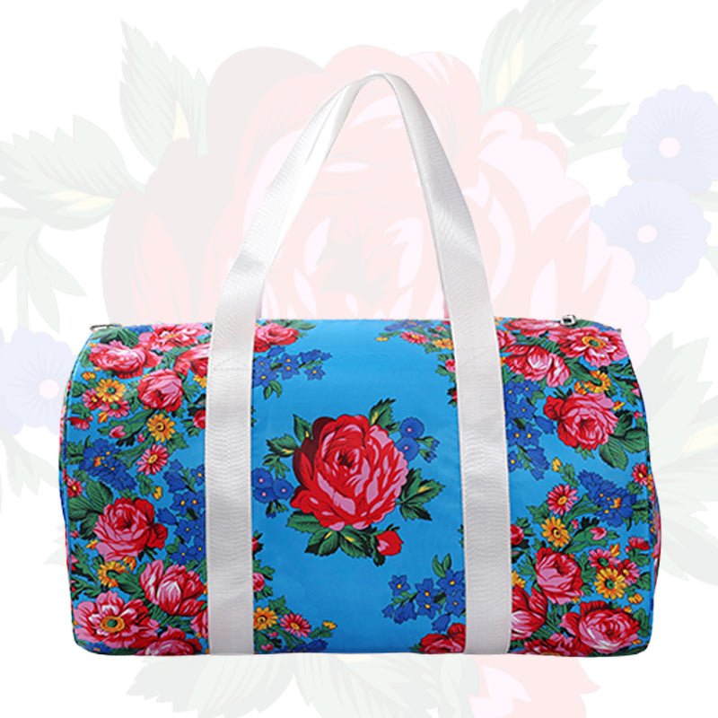 Floral Art Duffle Bag