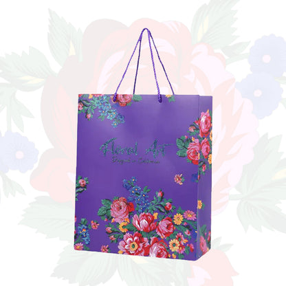 Sac cadeau d'art floral Kokum