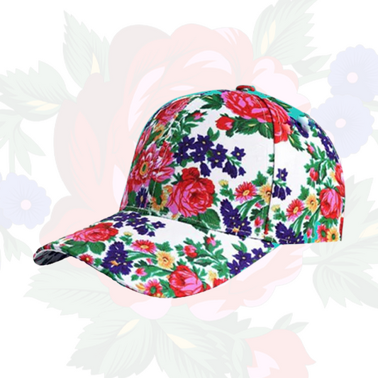 Kokum Floral Art Snap Back Baseball Cap