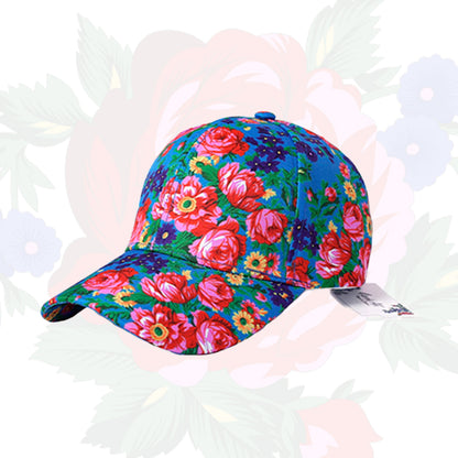 Kokum Floral Art Snap Back Baseball Cap