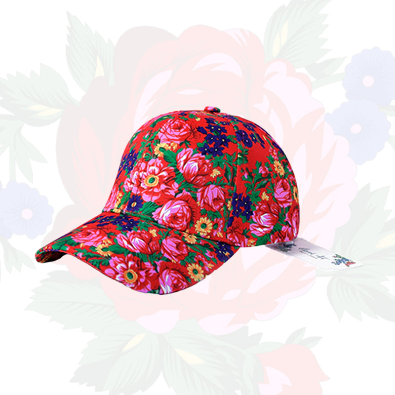 Kokum Floral Art Snap Back Baseball Cap