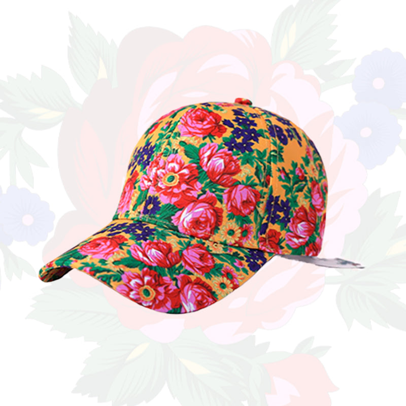 Kokum Floral Art Snap Back Baseball Cap