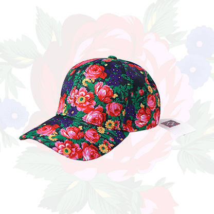 Kokum Floral Art Snap Back Baseball Cap