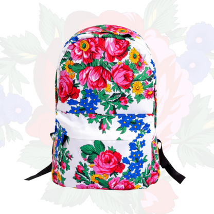 Sac à dos d’art floral