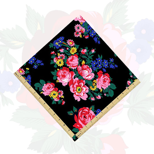 Kokum Flower Cotton Fabric Bolt