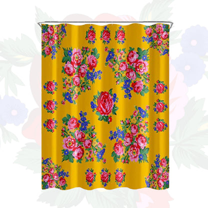 Kokum Floral Art Shower Curtain