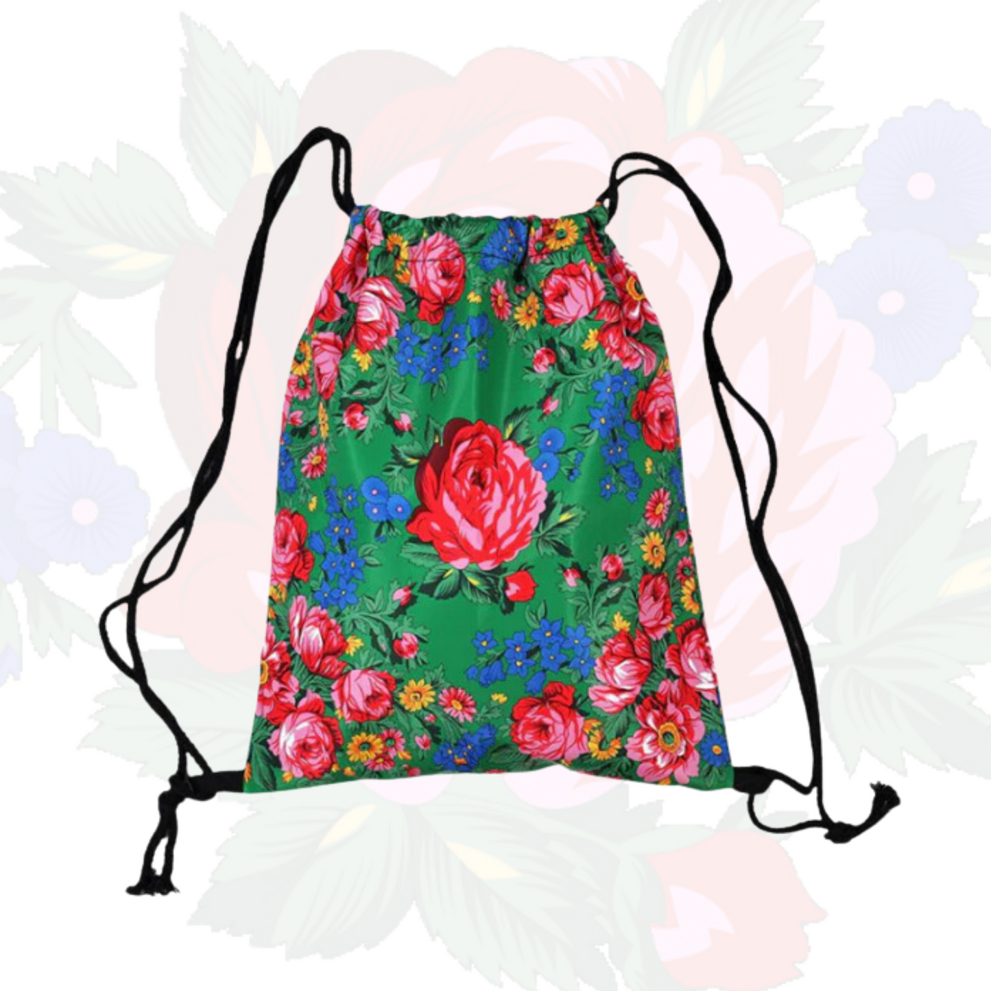 Sac à cordon Art floral Kokum