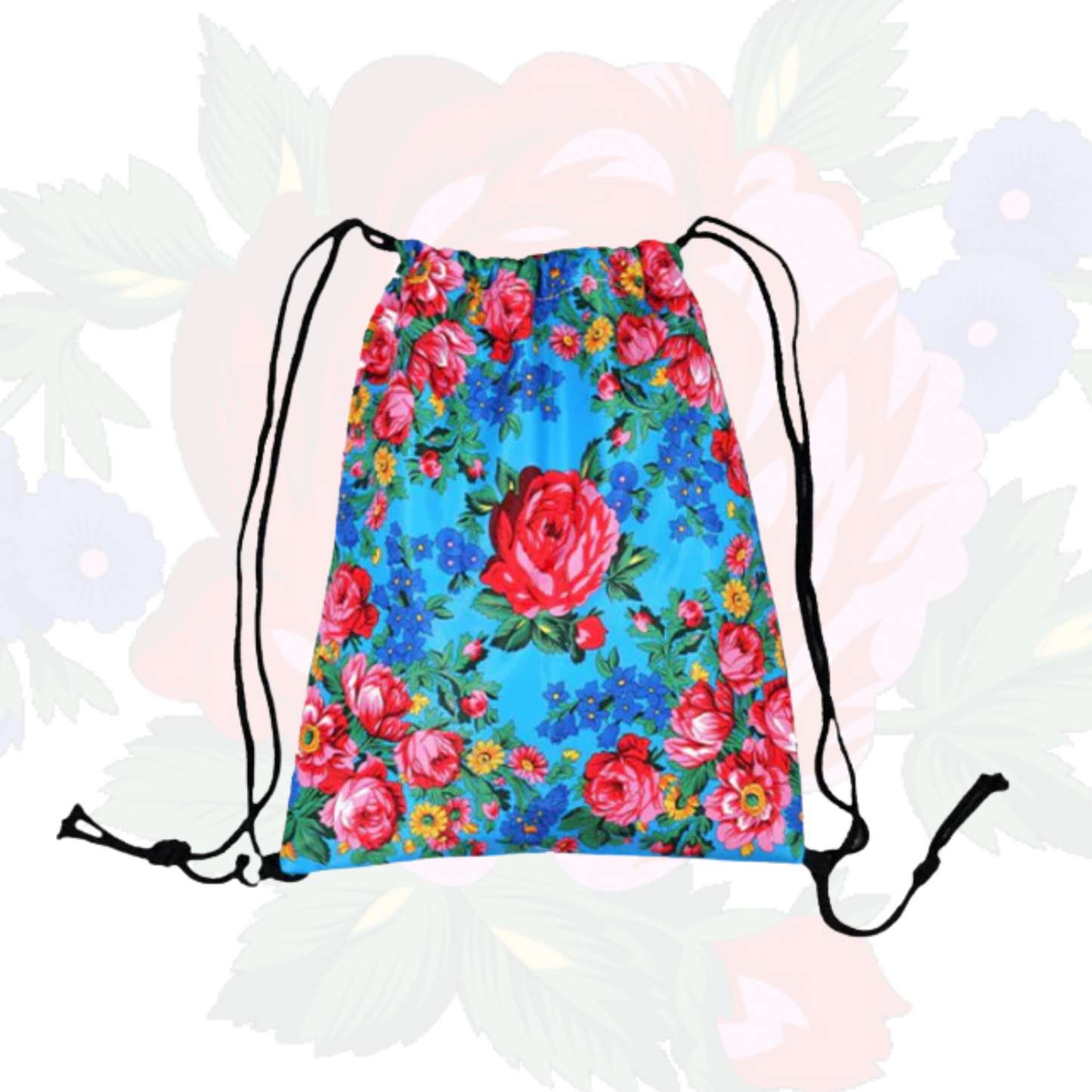 Sac à cordon Art floral Kokum