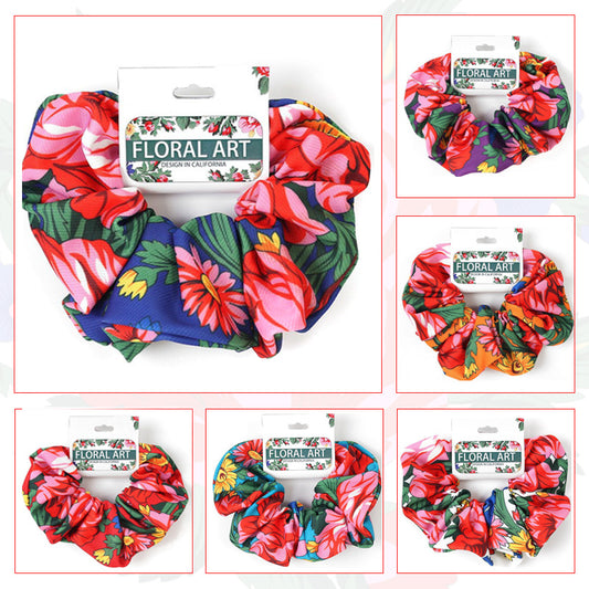 Kokum Floral Scrunchie