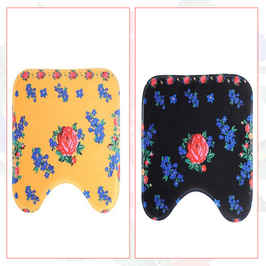 Floral Art Bathroom Mat