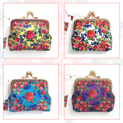 Kokum Floral Art Coin Purse