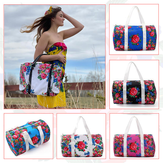 Floral Art Duffle Bag