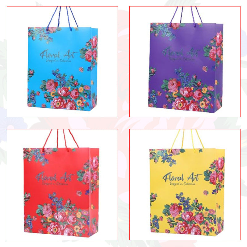 Sac cadeau d'art floral Kokum