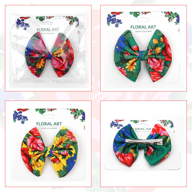 Kokum Floral Hair Bow