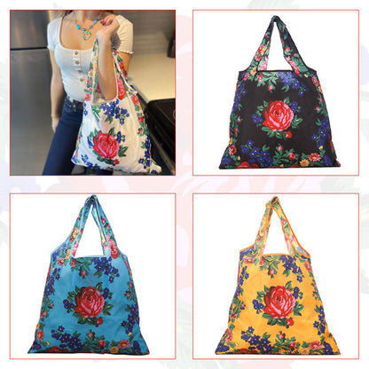 Kokum Floral Art Reusable Shopping Tote Bag