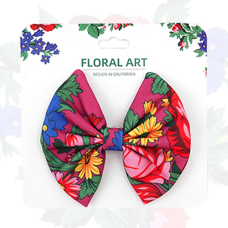 Kokum Floral Hair Bow