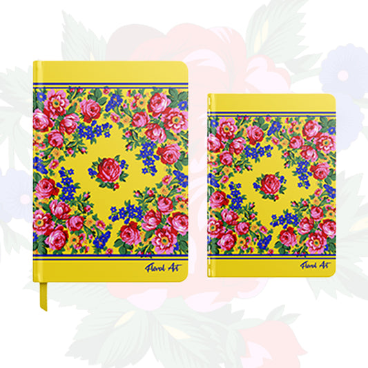 Hardcover Notebook Set with Ribbon and Pen