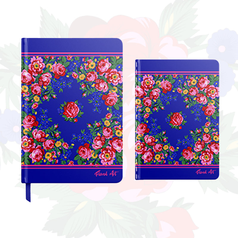 Hardcover Notebook Set with Ribbon and Pen