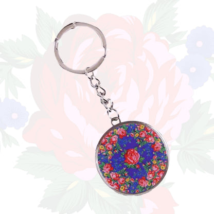 Porte-clés d’art floral Kokum