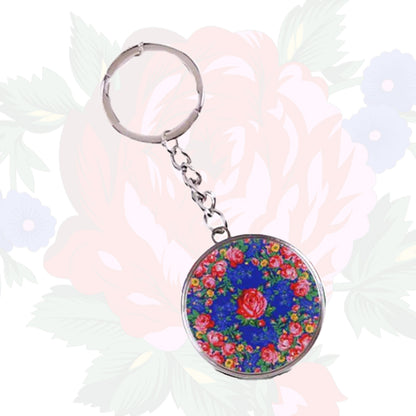 Porte-clés d’art floral Kokum