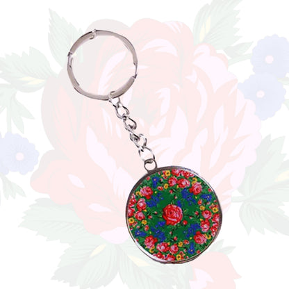 Porte-clés d’art floral Kokum