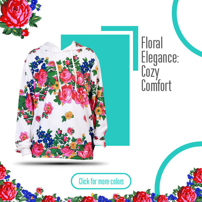 Sweat à capuche Kokum Art Floral