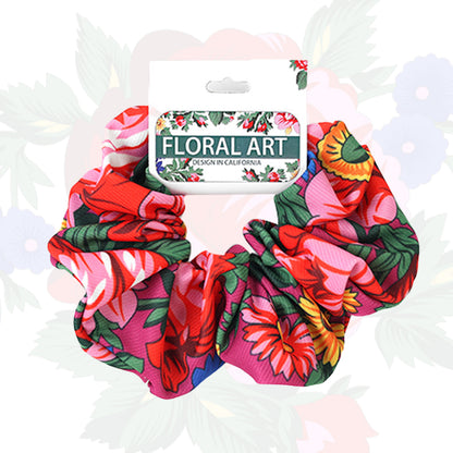 Kokum Floral Scrunchie